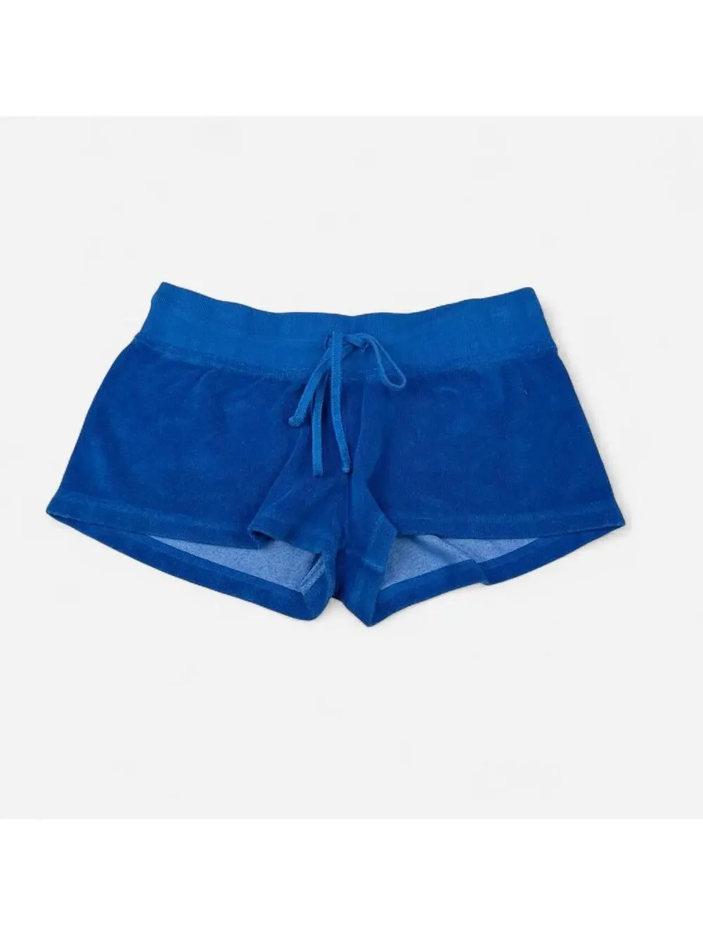 Hard Tail Y2K Terry Shorts Loungewear Blue Velour